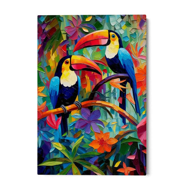 Quadro Stampa su Tela Melodia dal becco lungo - CupidoDesign