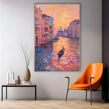 Quadro Stampa su Tela Melodia dei Canali - CupidoDesign