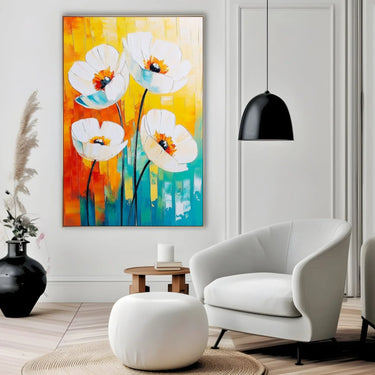 Quadro Stampa su Tela Melodia dei Petali - CupidoDesign