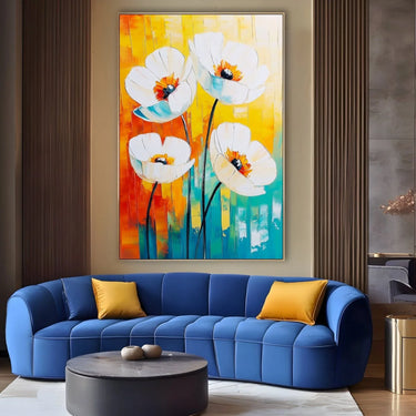 Quadro Stampa su Tela Melodia dei Petali - CupidoDesign