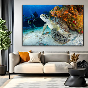 Quadro Stampa su Tela Melodia tra i Coralli - CupidoDesign