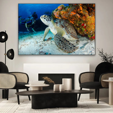 Quadro Stampa su Tela Melodia tra i Coralli - CupidoDesign