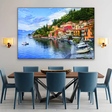 Quadro Stampa su Tela Menaggio, Lago di Como, Italia - CupidoDesign