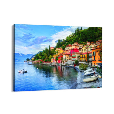 Quadro Stampa su Tela Menaggio, Lago di Como, Italia - CupidoDesign