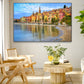 Quadro Stampa su Tela Menton, Costa Azzurra, Francia - CupidoDesign