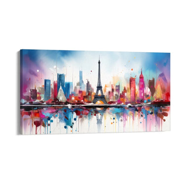 Quadro Stampa su Tela Meraviglie del Mondo - CupidoDesign