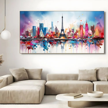 Quadro Stampa su Tela Meraviglie del Mondo - CupidoDesign