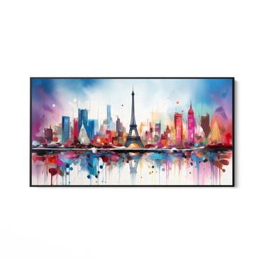 Quadro Stampa su Tela Meraviglie del Mondo - CupidoDesign