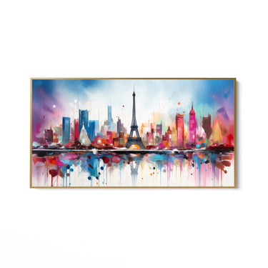 Quadro Stampa su Tela Meraviglie del Mondo - CupidoDesign