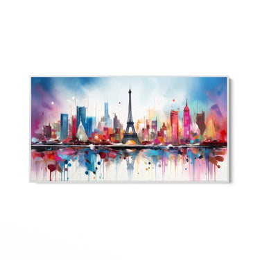 Quadro Stampa su Tela Meraviglie del Mondo - CupidoDesign