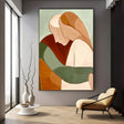 Quadro Stampa su Tela Minimalismo dell'Amore - CupidoDesign