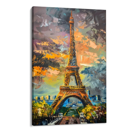 Quadro Stampa su Tela Miraggi di Tour Eiffel, Francia - CupidoDesign