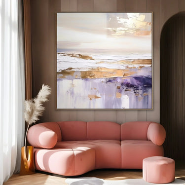 Quadro Stampa su Tela Miraggi violetti - CupidoDesign