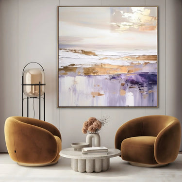 Quadro Stampa su Tela Miraggi violetti - CupidoDesign
