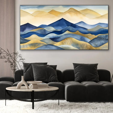 Quadro Stampa su Tela Miraggio nel deserto - CupidoDesign