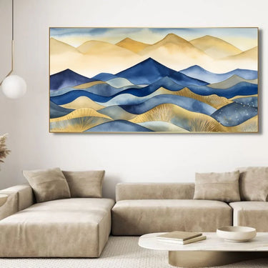 Quadro Stampa su Tela Miraggio nel deserto - CupidoDesign