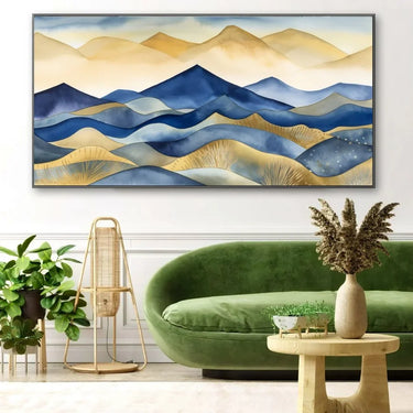 Quadro Stampa su Tela Miraggio nel deserto - CupidoDesign