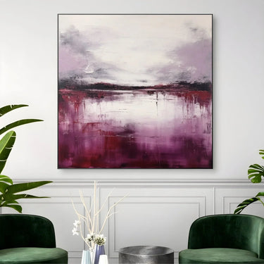 Quadro Stampa su Tela Mistero viola 140x140cm - CupidoDesign