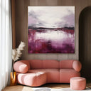 Quadro Stampa su Tela Mistero viola 140x140cm - CupidoDesign