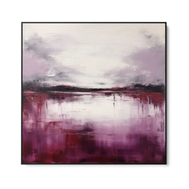 Quadro Stampa su Tela Mistero viola 140x140cm - CupidoDesign