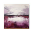 Quadro Stampa su Tela Mistero viola 140x140cm - CupidoDesign