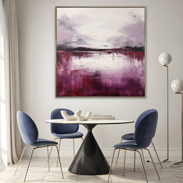 Quadro Stampa su Tela Mistero viola 140x140cm - CupidoDesign