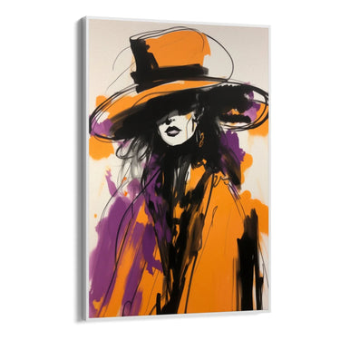 Quadro Stampa su Tela Model Sketch Art - CupidoDesign