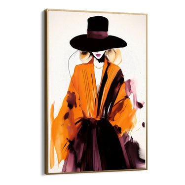 Quadro Stampa su Tela Model Sketch Art II - CupidoDesign