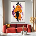 Quadro Stampa su Tela Model Sketch - CupidoDesign