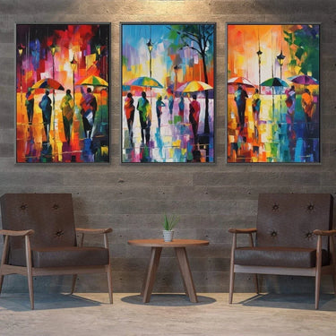 Quadro Stampa su Tela Momenti di pioggia - CupidoDesign