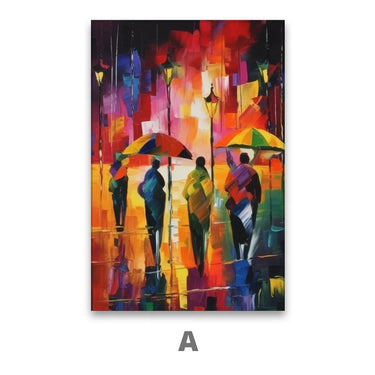 Quadro Stampa su Tela Momenti di pioggia - CupidoDesign