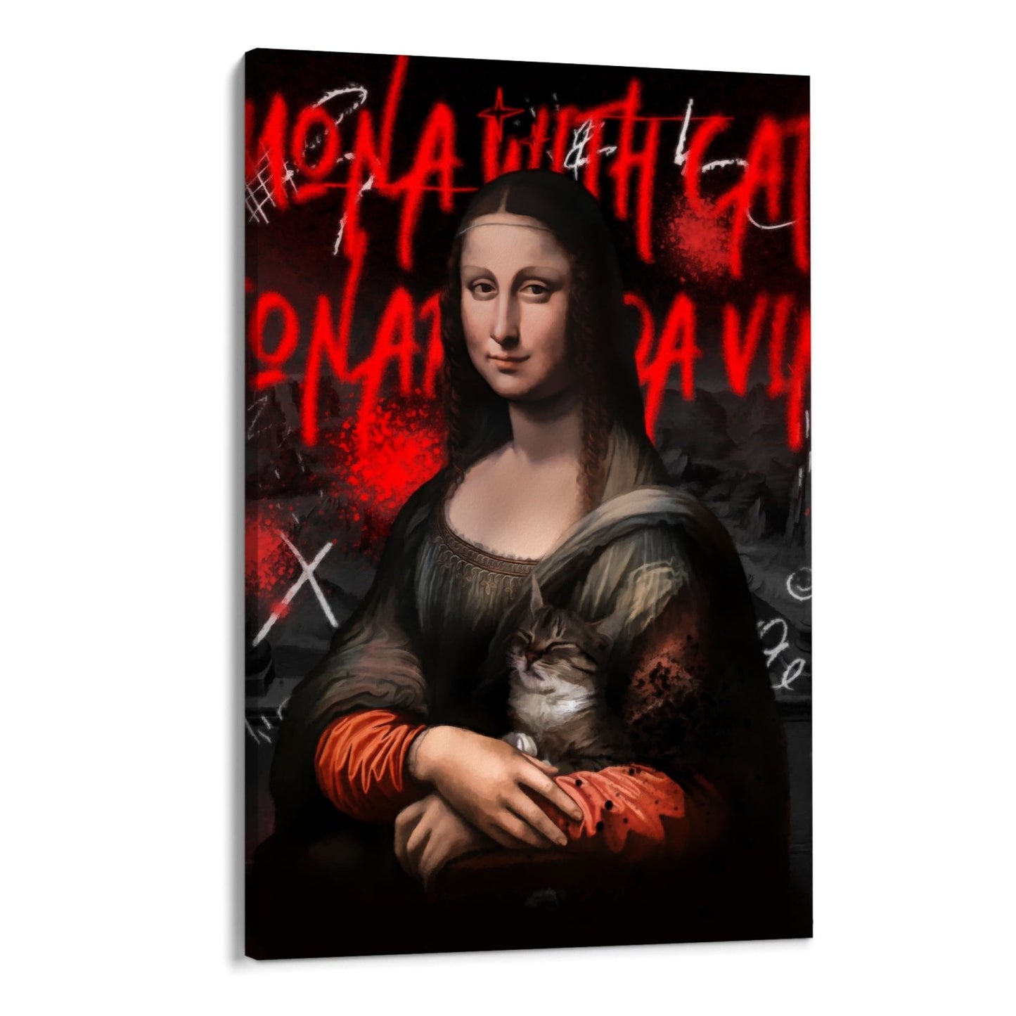 Graffiti de la Mona Lisa
