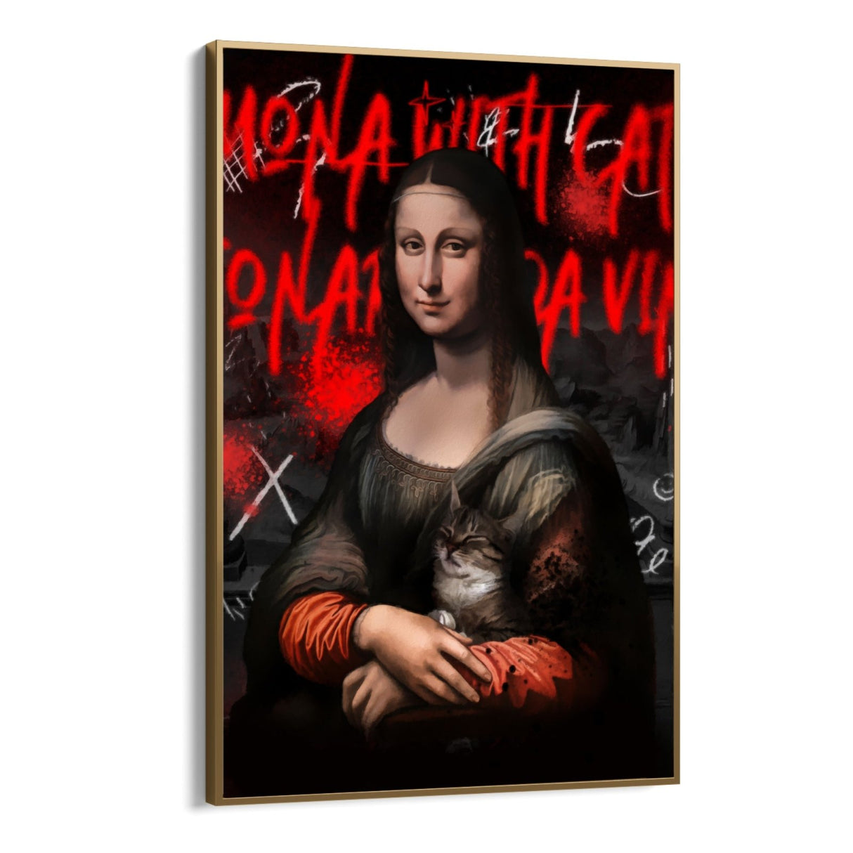 Mona Lisa Graffiti - CupidoDesign