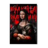 Mona Lisa Graffiti - CupidoDesign