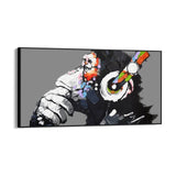 Monkey Art 100x200cm Con Cornice Nera