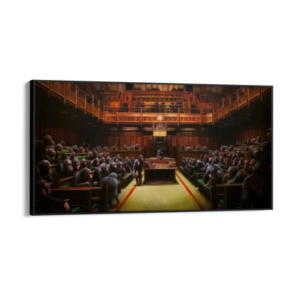 Parlement des singes, Banksy