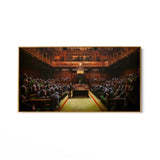 Apenparlement, Banksy