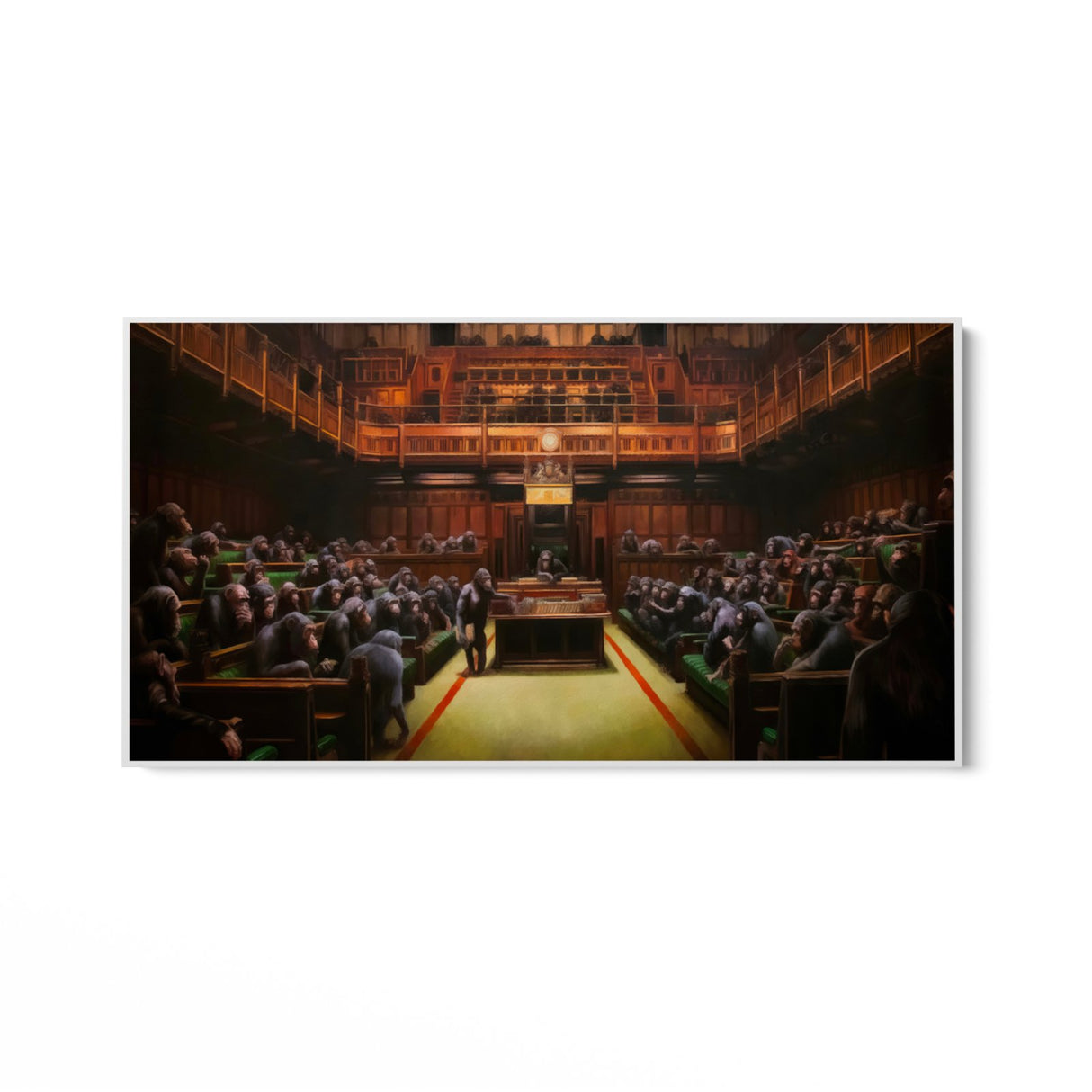 Apenparlement, Banksy