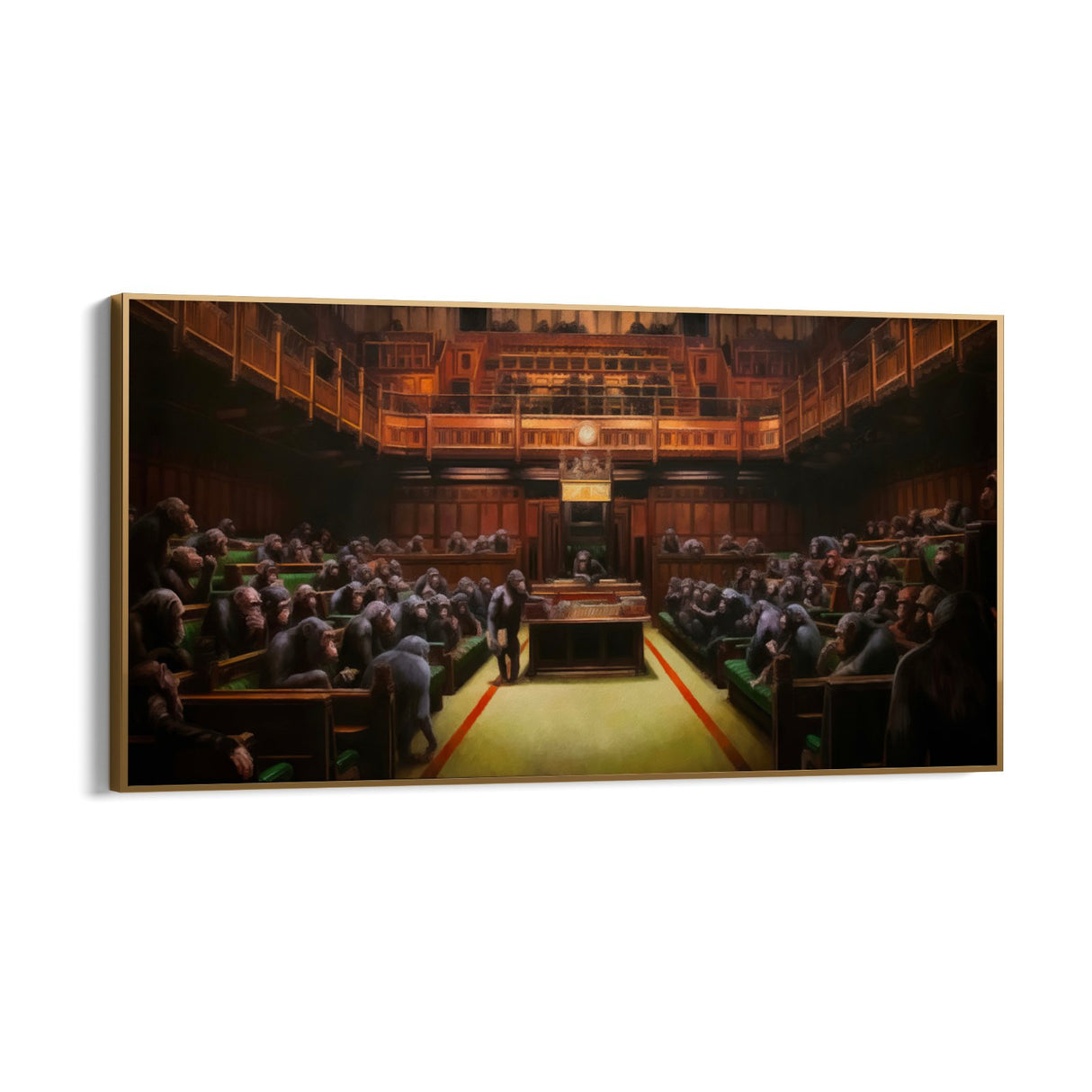 Małpi Parlament, Banksy