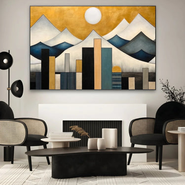 Quadro Stampa su Tela Montagna Scandinava - CupidoDesign