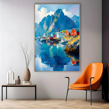 Quadro Stampa su Tela Montagne nella Luce - CupidoDesign