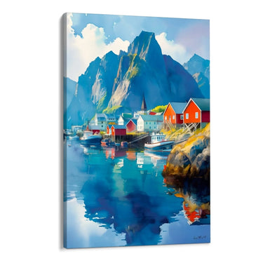 Quadro Stampa su Tela Montagne nella Luce - CupidoDesign