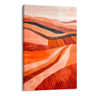 Quadro Stampa su Tela Montagne Rosse - CupidoDesign