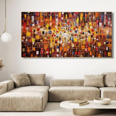 Quadro Stampa su Tela Mosaico colorato - CupidoDesign