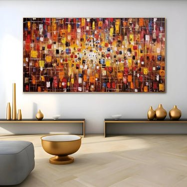 Quadro Stampa su Tela Mosaico colorato - CupidoDesign
