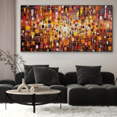 Quadro Stampa su Tela Mosaico colorato - CupidoDesign