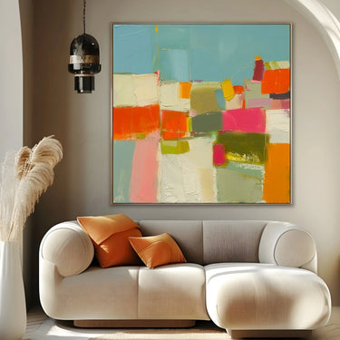 Quadro Stampa su Tela Mosaico di Emozioni - CupidoDesign