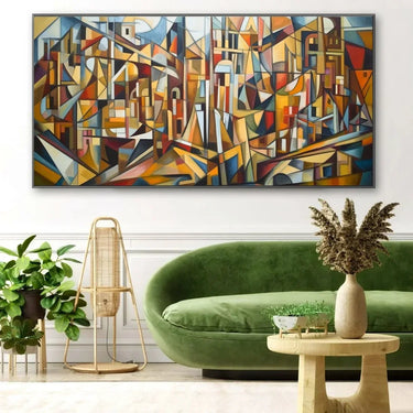 Quadro Stampa su Tela Mosaico urbano - CupidoDesign