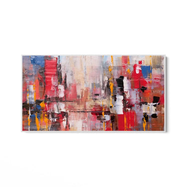 Quadro Stampa su Tela Movimenti di colore - CupidoDesign