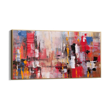 Quadro Stampa su Tela Movimenti di colore - CupidoDesign
